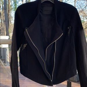 NEW BLANK NYC!! WELCOME SPRINGTIME with this AWESOME MOTO BLACK JACKET..MINT NWT
